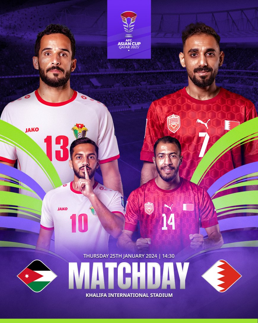 ផ្សាយបន្តផ្ទាល់ JORDAN VS. BAHRAIN   ⏰វេលាម៉ោង 6:30 PM អធិប្បាយដោយ : MC-Jerry